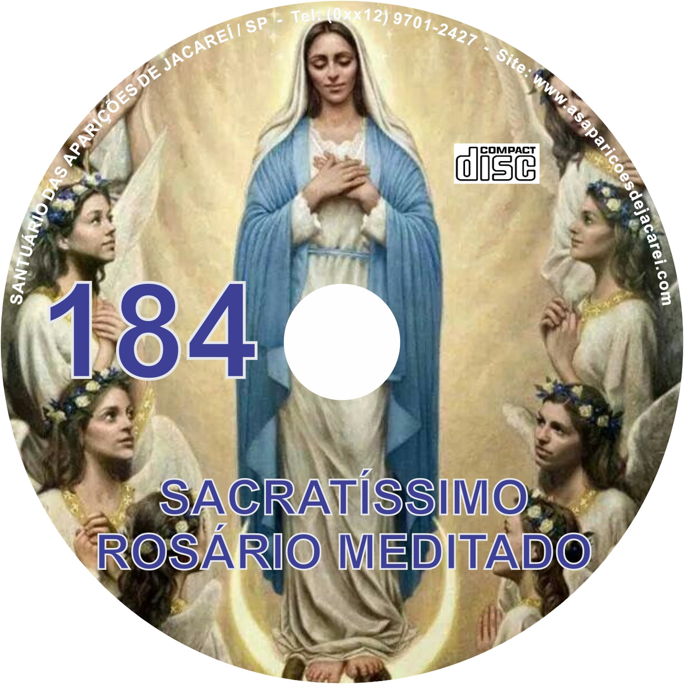 CD Rosário Meditado 184 CD Rosário Meditado 184